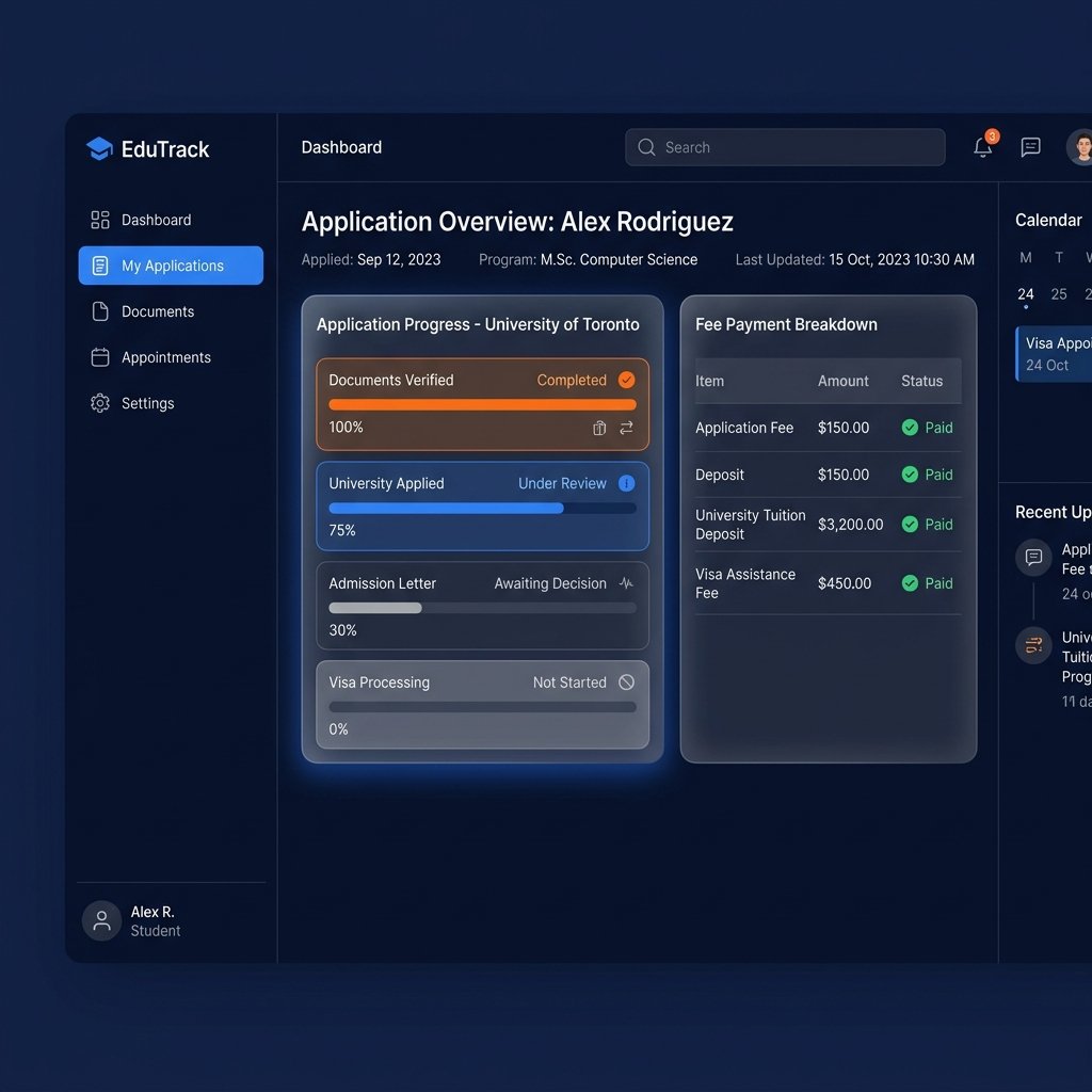 Sinai Student Portal Dashboard